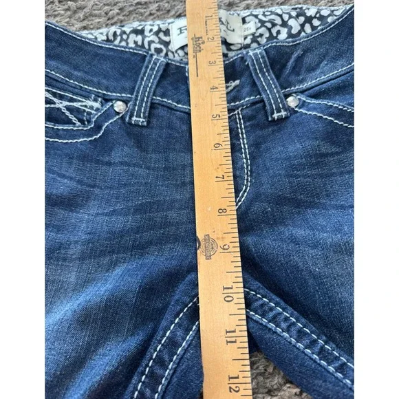 Ariat REAL Denim Lakeshore Bootcut Jeans Rosy Whipstitch Womens 25S 10018351 - Picture 6 of 12